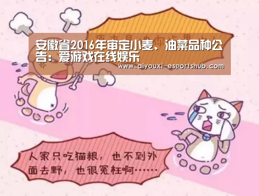 安徽省2016年审定小麦、油菜品种公告:爱游戏在线娱乐(图1) 爱游戏娱乐APP